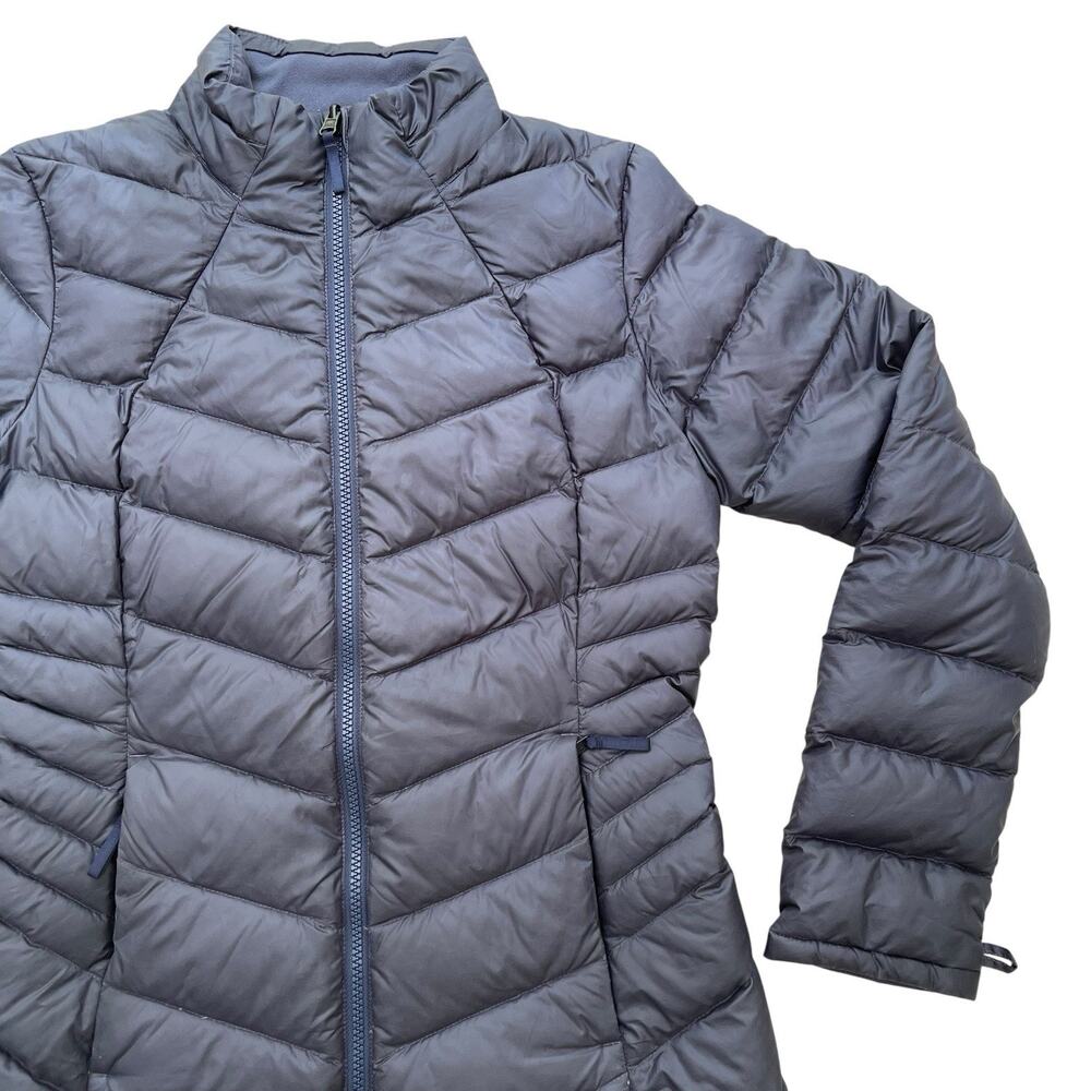 Patagonia Quilted Black Down Coat Jacket Parka Women’s Small - Picture 2 of 7